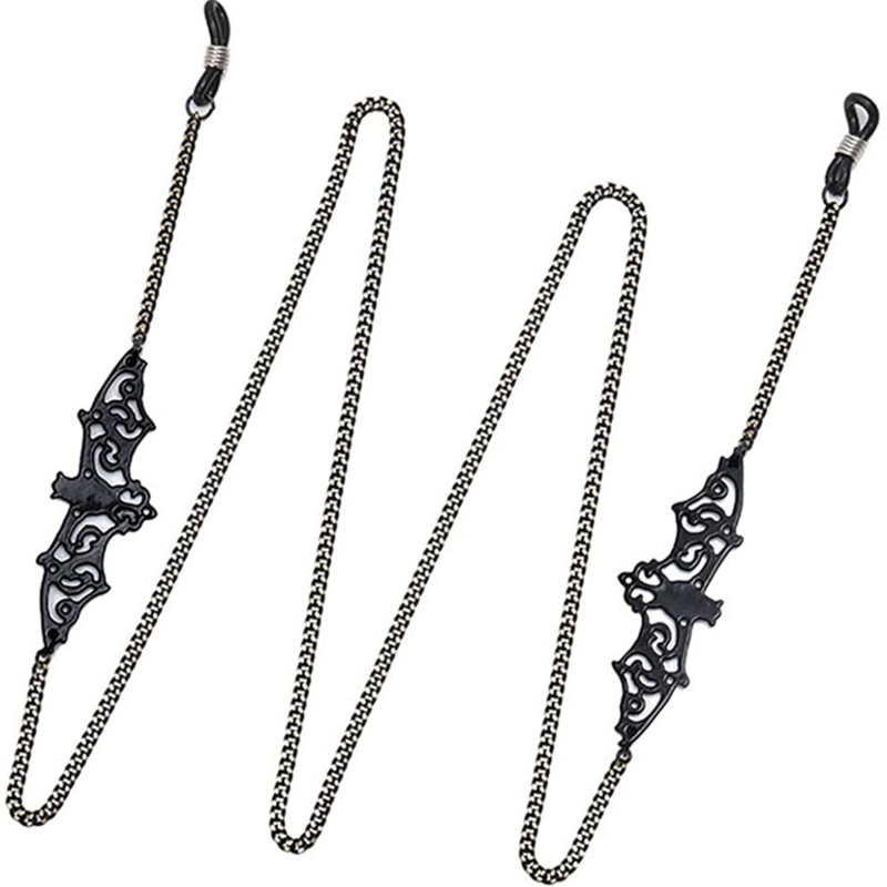 Men Accessories Neck Chain - 1-10 Peças Corrente Gótica de Morcego