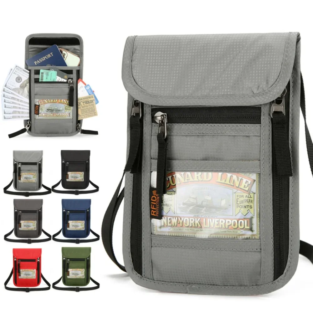 Travel Organizer Men - Carteira de viagem com proteção RFID,