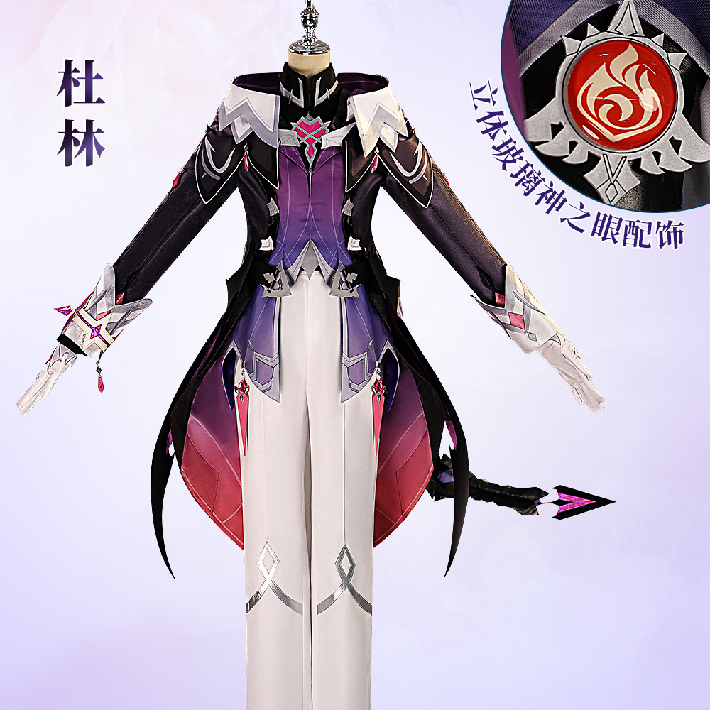 Fantasia Cosplay Durin Genshin - Men Accessories All avaliação e preço